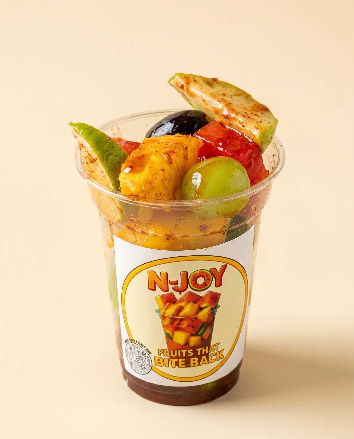 N-JOY fruit cup close up